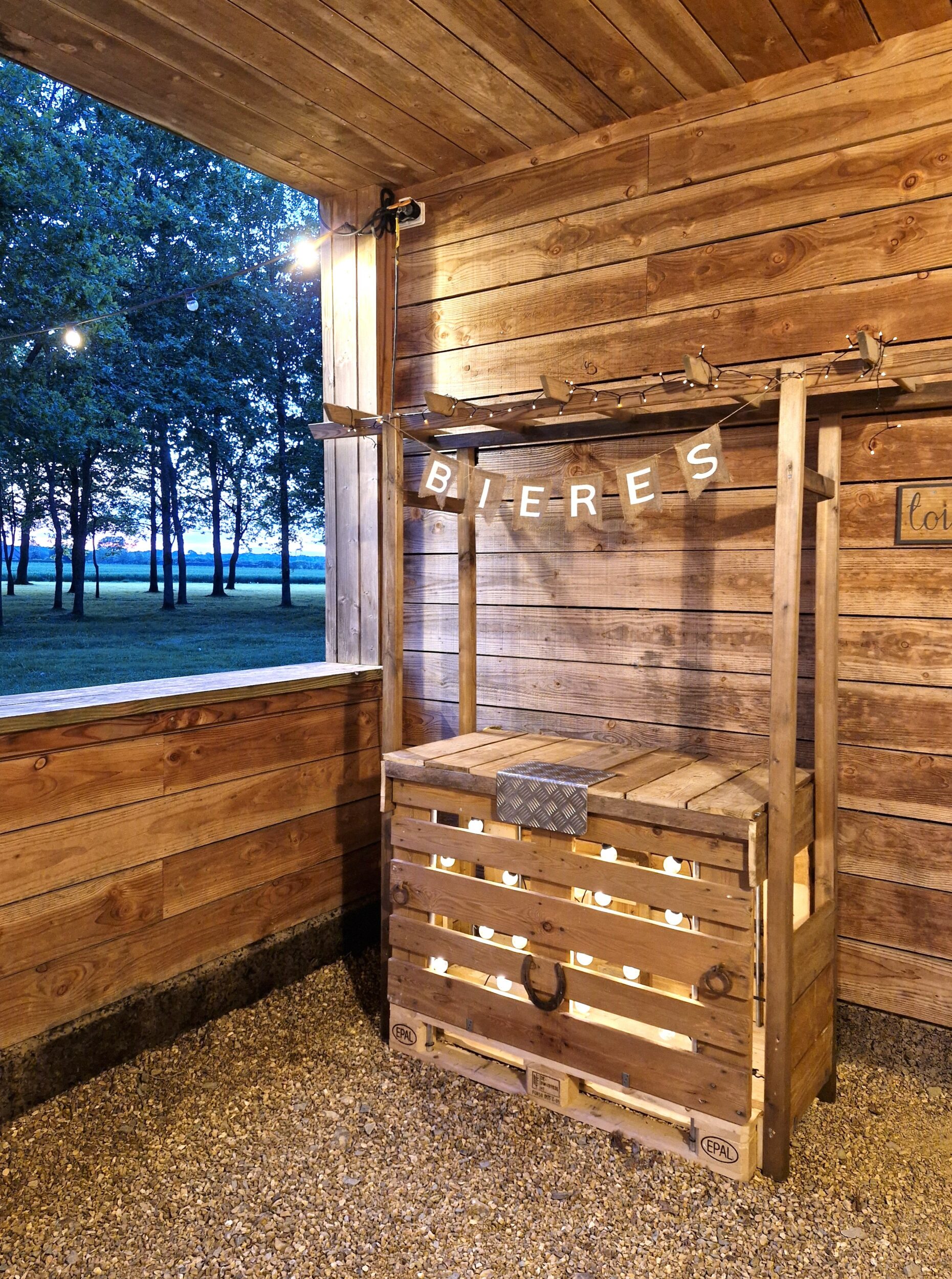 Bar à bières mariage